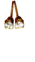 14k Gold Filled Earrings 3mm Lab Moissinite