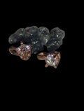 14k Solid Gold Pendants 3mm Lab Moissinite