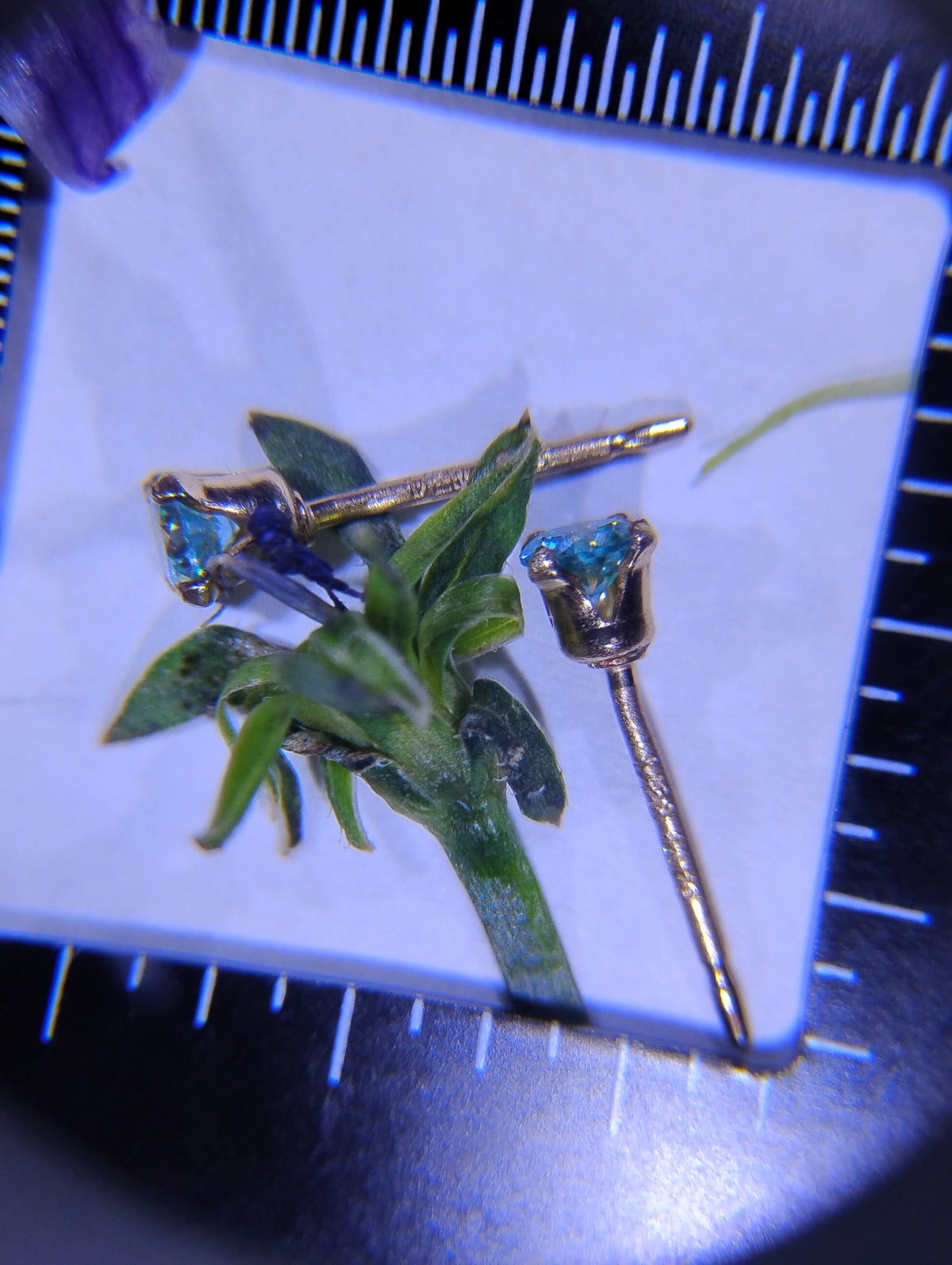 Wholesale 14k Gold Filled Stud Earrings — 3mm Lab Moissanite | 7 Colors | Bulk Pricing
