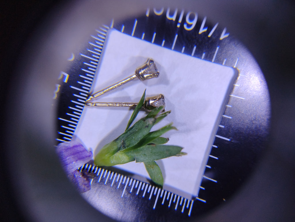Wholesale 14k Gold Filled Stud Earrings — 3mm Lab Moissanite | 7 Colors | Bulk Pricing