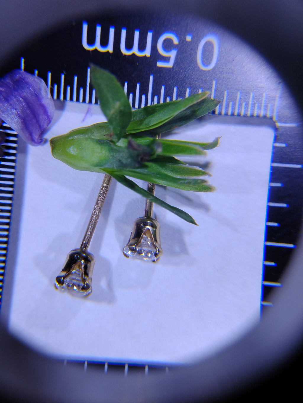 Wholesale 14k Gold Filled Stud Earrings — 3mm Lab Moissanite | 7 Colors | Bulk Pricing