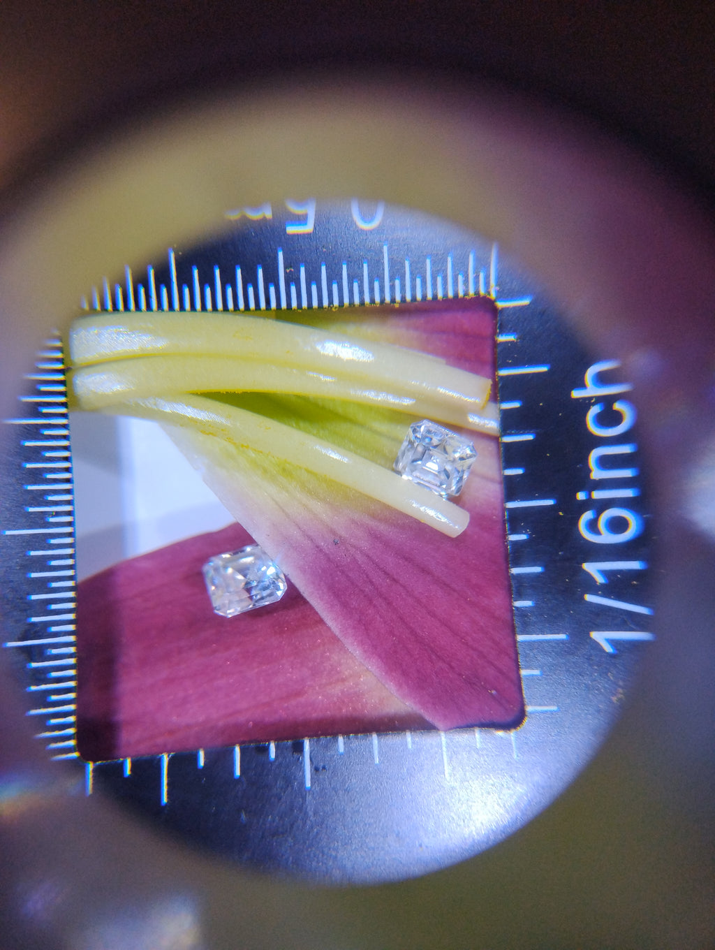 14k solid gold Ascher cut 3.5mm moissanite earrings by RoughDiamondsByMr, showcasing elegant handcrafted jewelry with sparkling gemstones.