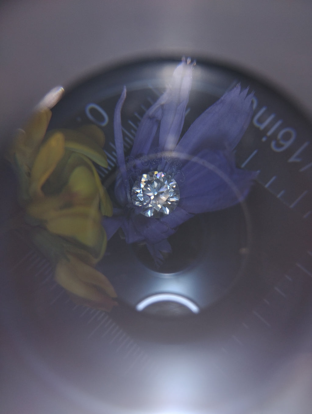 14k gold filled moissanite floral stud earrings with diamond brilliance, .5 ct each, full 1 ct set, from RoughDiamondsByMr.